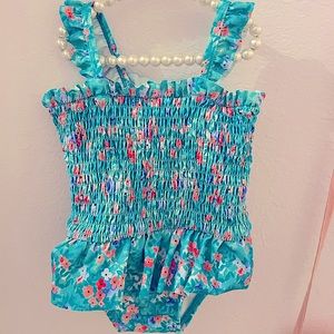 Janie and Jack One piece bathing suit, worn 2x